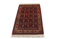 Afghaans tapijt - 182 x 121 cm - rood