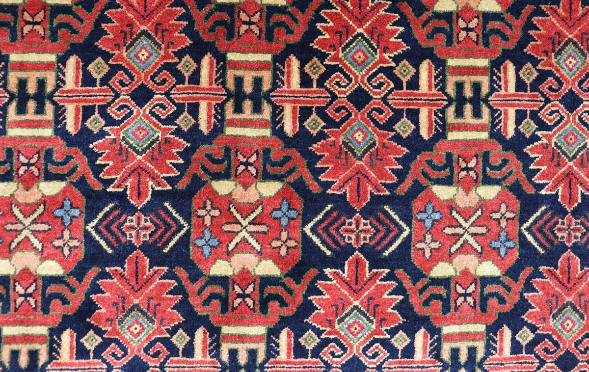 Afghaans tapijt - 182 x 121 cm - rood