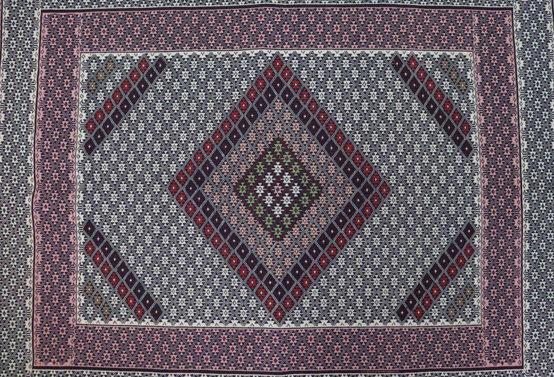 Kelim tapijt - Oosters - 205 x 129 cm - blauw