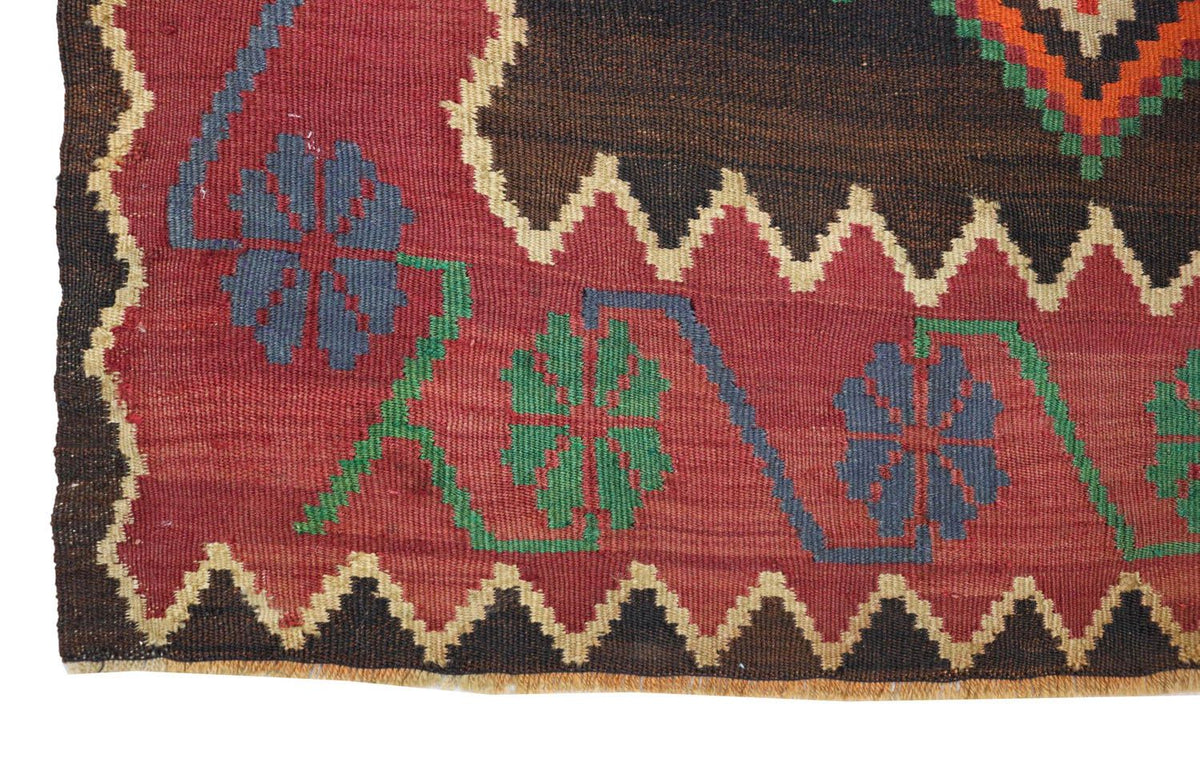 Kelim tapijt - Oosters - 303 x 158 cm - blauw