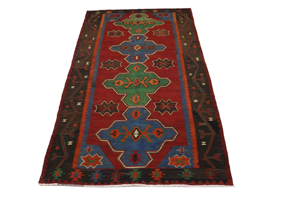 Kelim tapijt - Oosters - 284 x 165 cm - rood