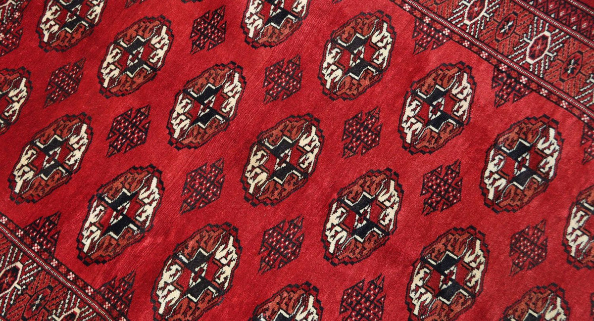 Afghaans tapijt - 152 x 118 cm - rood