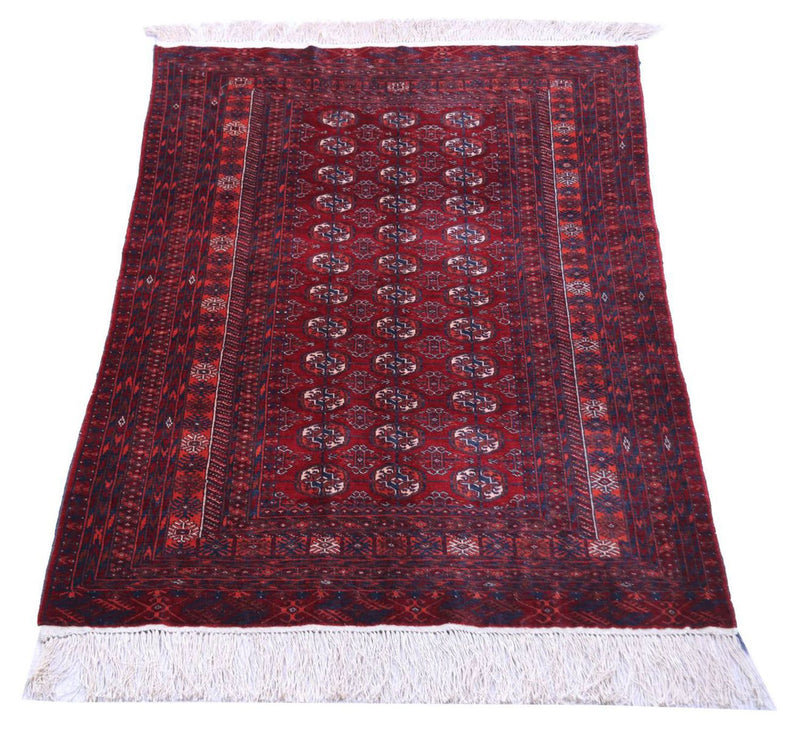 Afghaans tapijt - 169 x 113 cm - donkerrood
