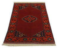 Afghaans tapijt - 180 x 126 cm - rood