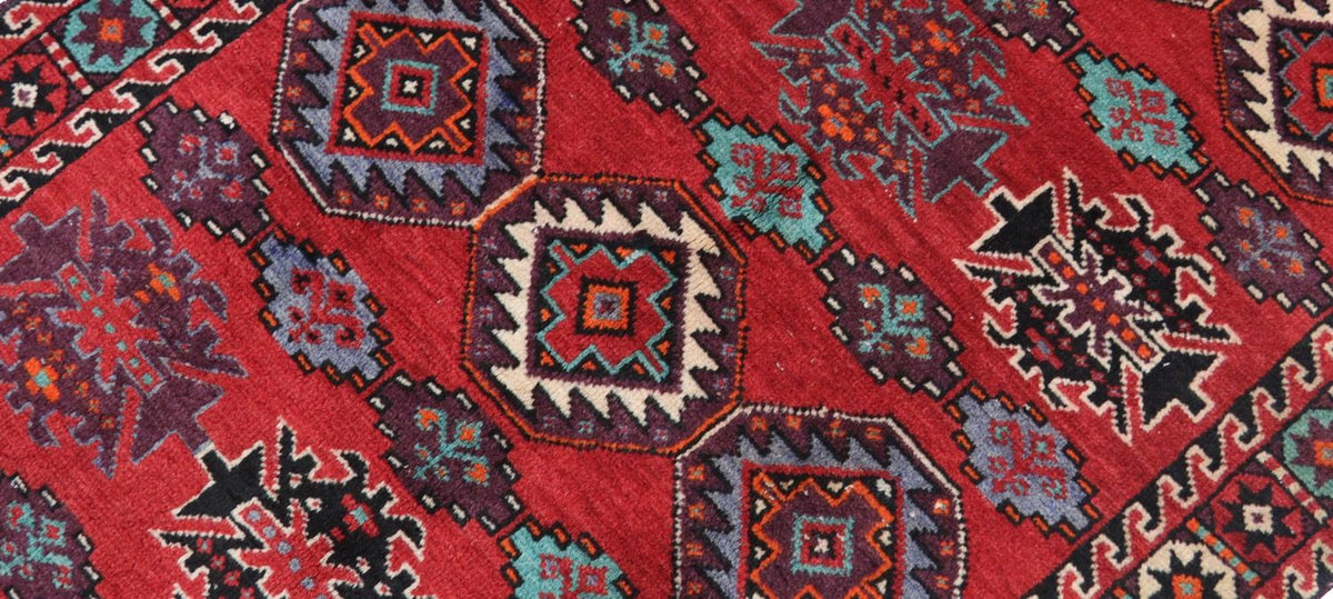 Baluch tapijt - 198 x 102 cm - donkerrood