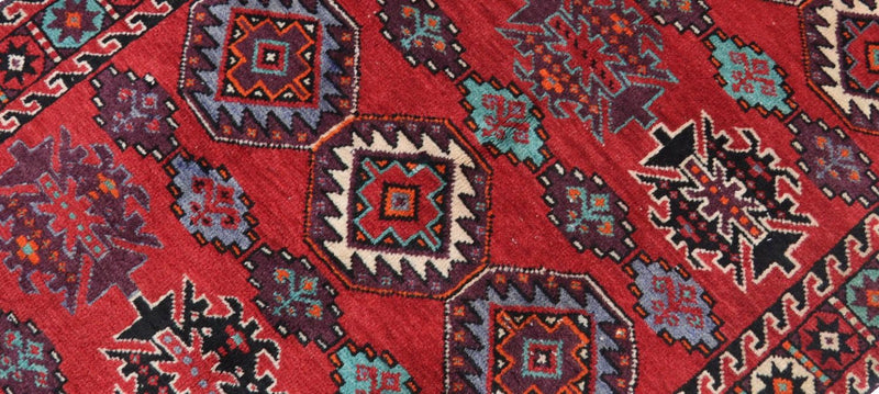 Baluch tapijt - 198 x 102 cm - donkerrood