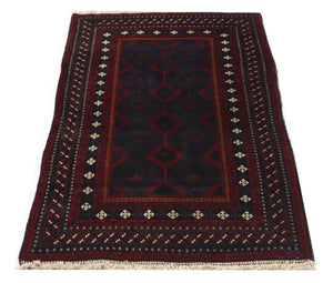 Baluch tapijt - 191 x 115 cm - donkerrood