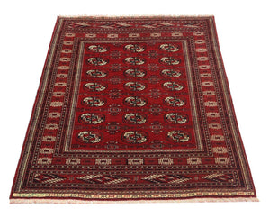 Afghaans tapijt - 180 x 130 cm - rood