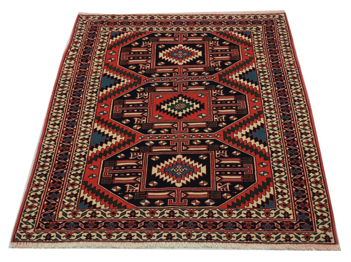 Afghaans tapijt - 190 x 140 cm - rood
