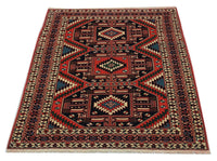 Afghaans tapijt - 190 x 140 cm - rood