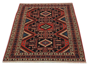 Afghaans tapijt - 190 x 140 cm - rood