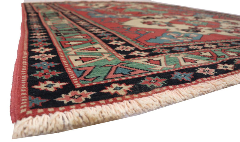 Afghaans tapijt - 170 x 138 cm - rood