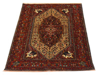 Afghaans tapijt - 187 x 125 cm - rood