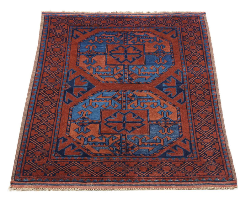 Afghaans tapijt - 124 x 90 cm - rood