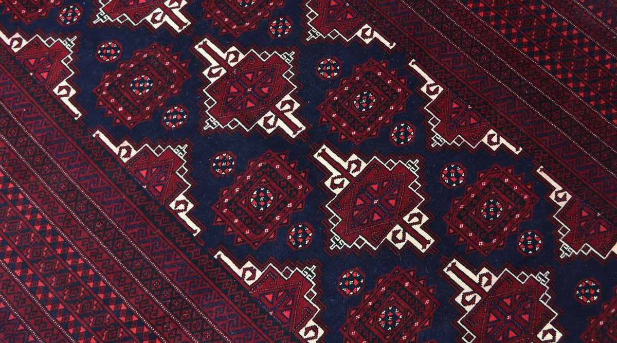 Baluch tapijt - 205 x 127 cm - donkerrood