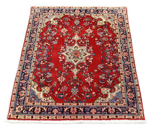 Perzisch tapijt - Bijar - 152 x 104 cm - rood