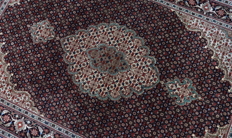 Perzisch tapijt - Tabriz - Royal - 154 x 104 cm - zwart