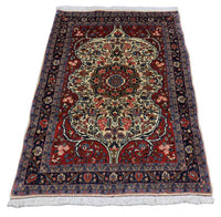 Perzisch tapijt - Bijar - 155 x 109 cm - donkerblauw