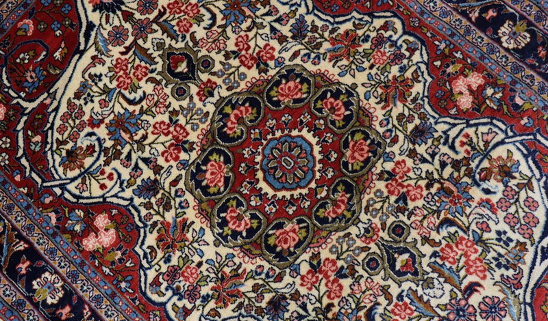 Perzisch tapijt - Bijar - 155 x 109 cm - donkerblauw