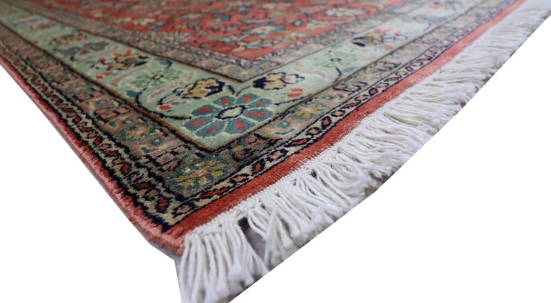 Zijden tapijt - Kashmir Silk - 153 x 80 cm - rood