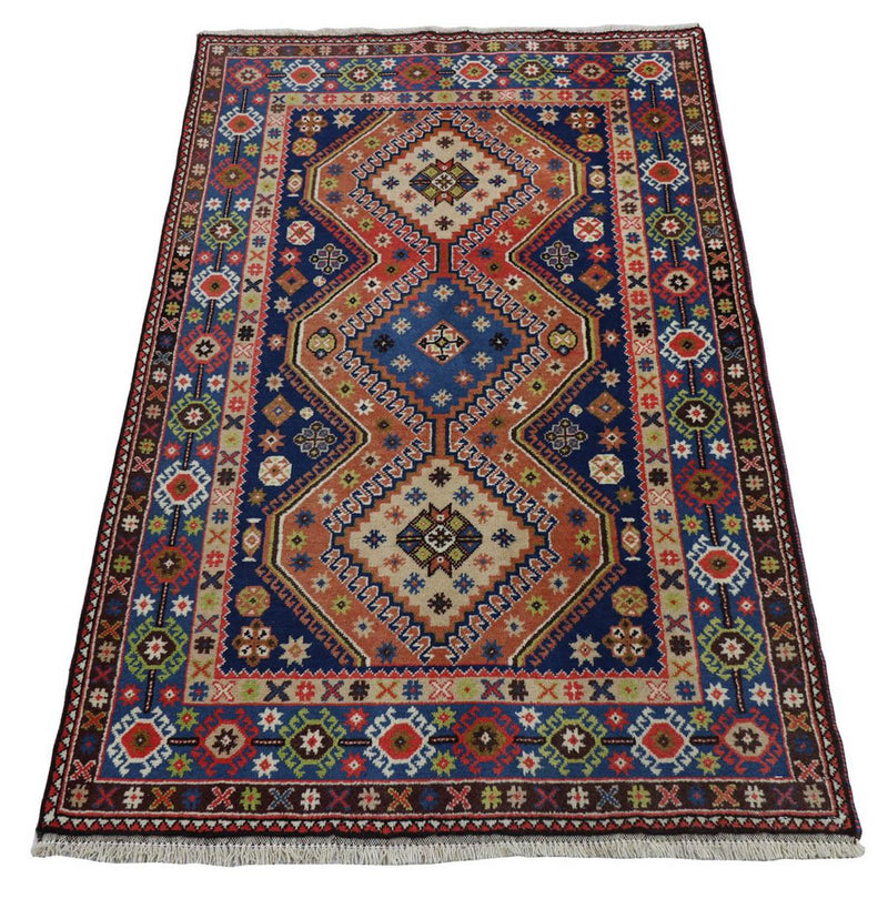 Perzisch Tapijt - Nomadisch - 162 x 108 cm - donkerblauw
