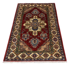 Ziegler Tapijt - Kazak - 155 x 102 cm - donkerrood
