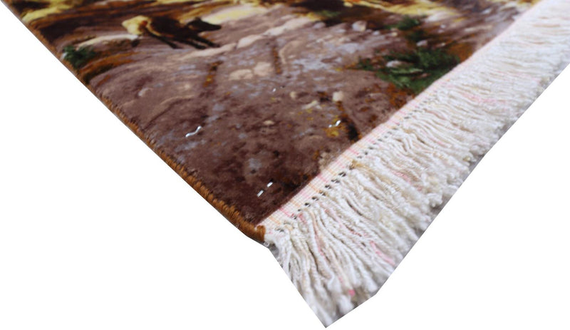 Perzisch tapijt - Tabriz - 72 x 50 cm - veelkleurig