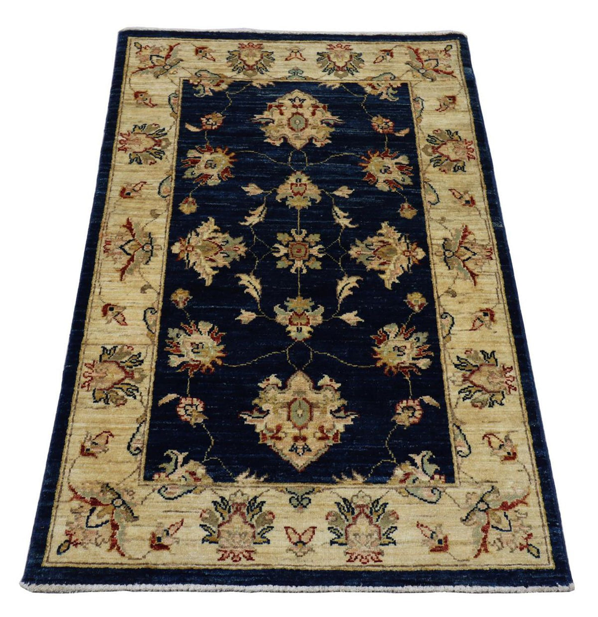 Ziegler tapijt - 120 x 78 cm - donkerblauw