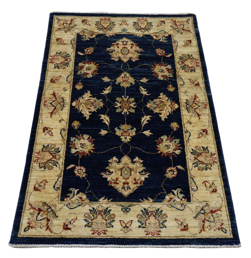 Ziegler tapijt - 120 x 78 cm - donkerblauw