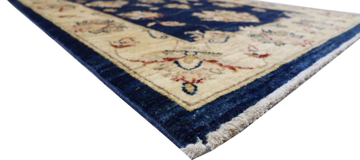 Ziegler tapijt - 120 x 78 cm - donkerblauw