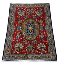 Perzisch tapijt - Ghom - 97 x 78 cm - rood