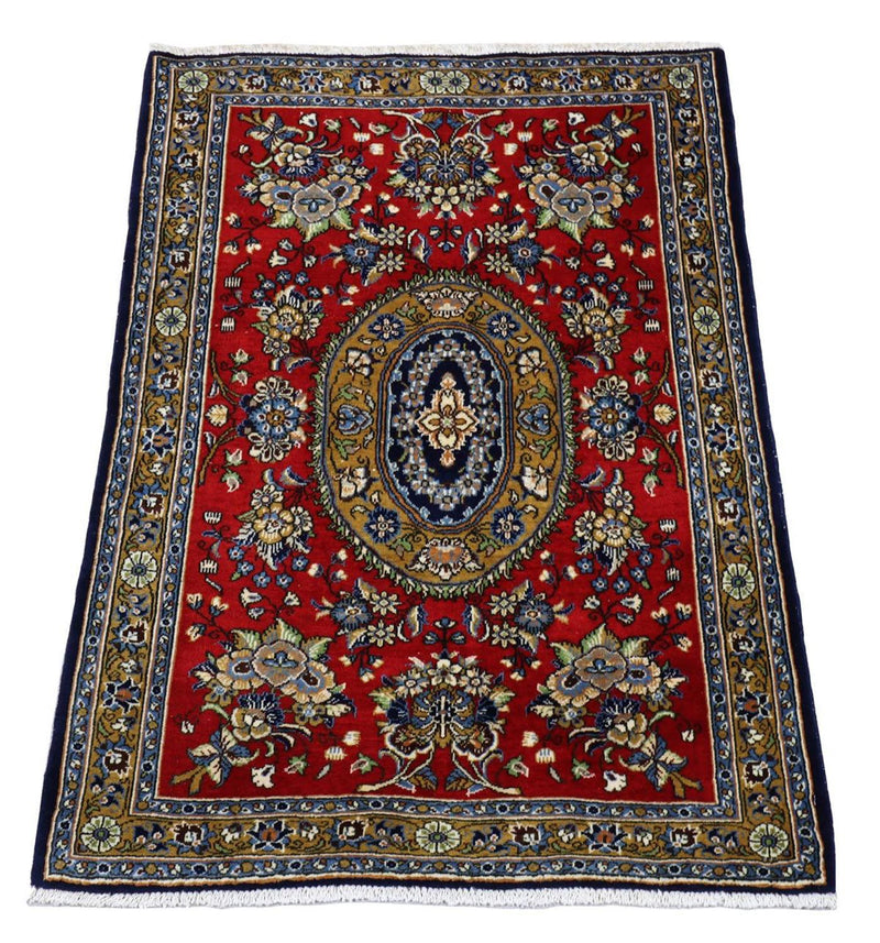 Perzisch tapijt - Ghom - 97 x 78 cm - rood