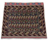 Afghaans tapijt - Bukhara - 75 x 56 cm - blauw
