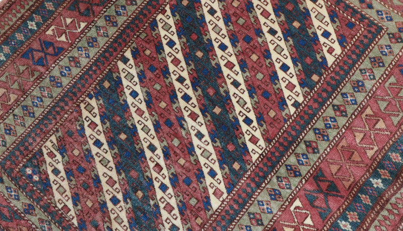 Afghaans tapijt - Bukhara vierkant  - 103 x 93 cm - donkerblauw