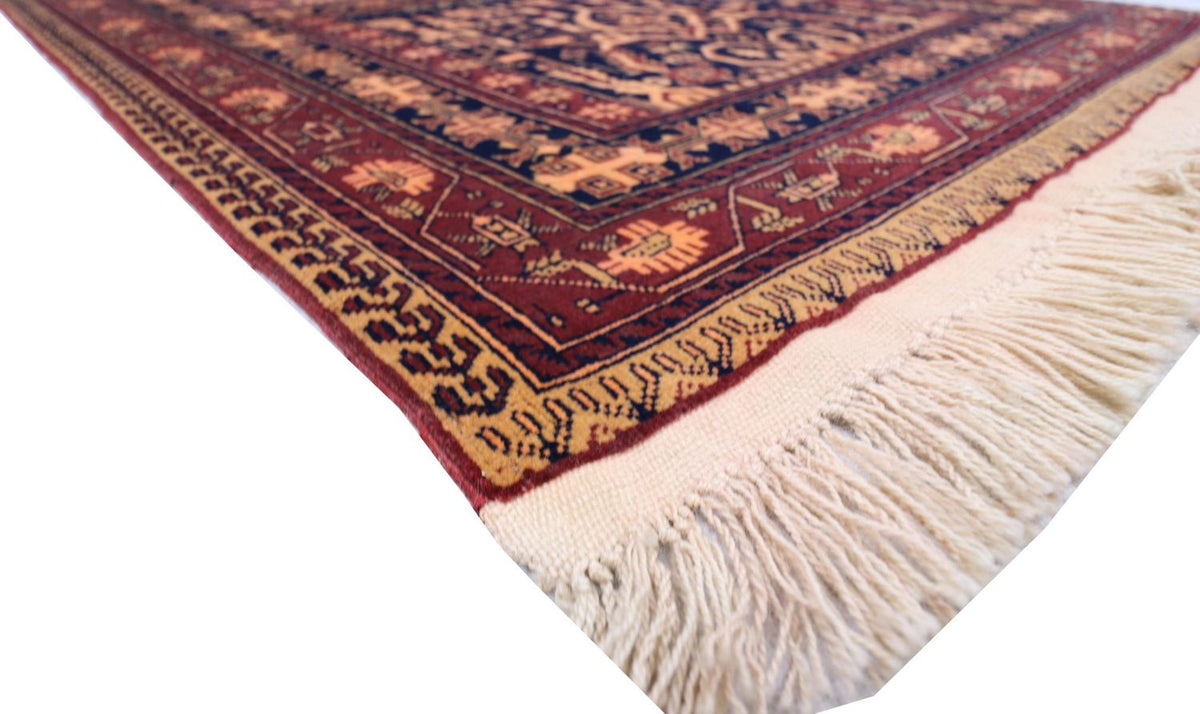 Afghaans tapijt - 150 x 100 cm - zwart