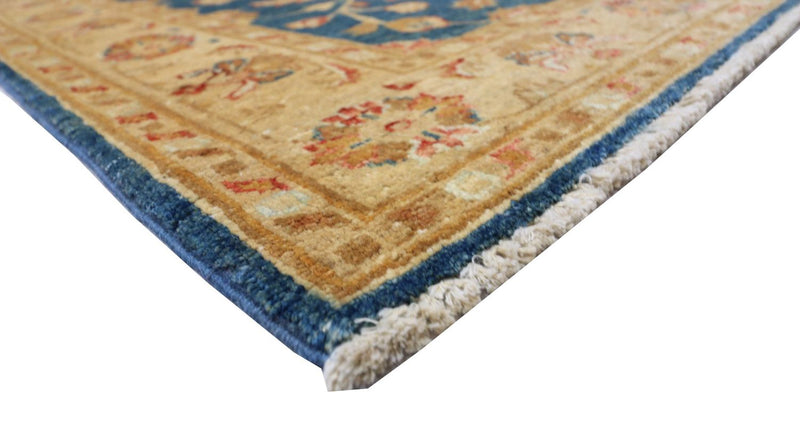 Ziegler tapijt - 120 x 80 cm - zee blauw