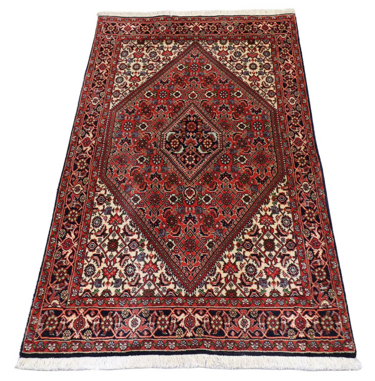 Perzisch tapijt - Bijar - 141 x 76 cm - rood