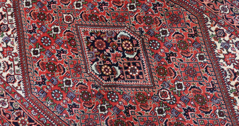 Perzisch tapijt - Bijar - 141 x 76 cm - rood
