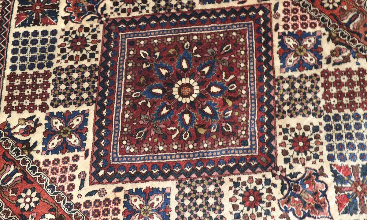 Perzisch Tapijt - Nomadisch - 204 x 142 cm - donkerrood