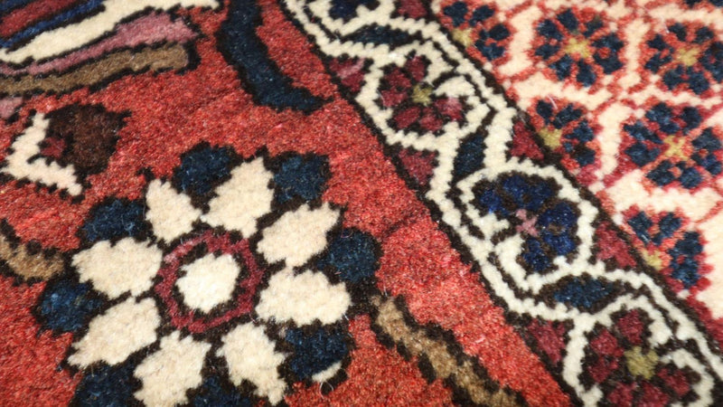 Perzisch Tapijt - Nomadisch - 204 x 142 cm - donkerrood