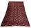 Loper Afghaans tapijt - 229 x 123 cm - donkerrood