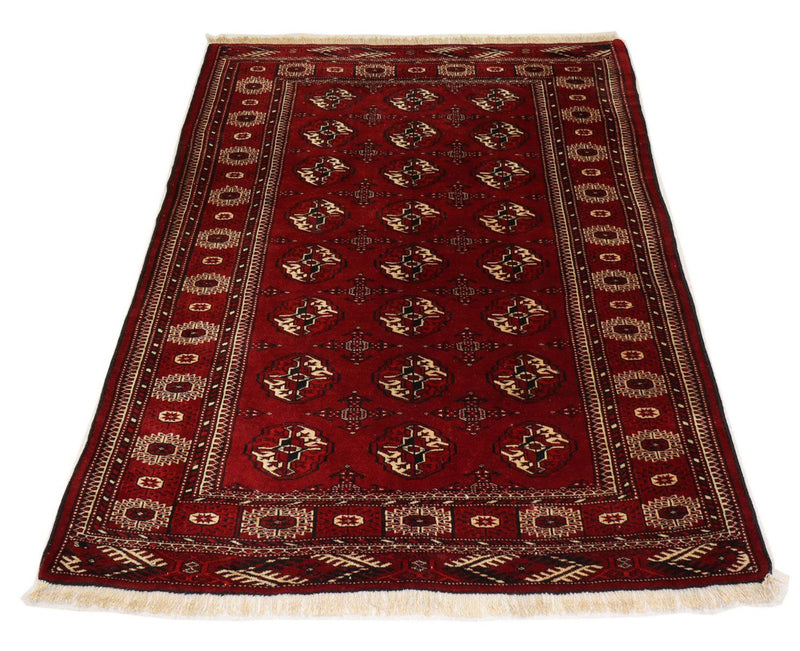 Turkaman tapijt - 182 x 137 cm - donkerrood