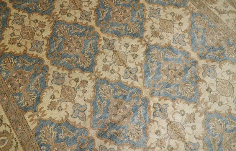 Ziegler tapijt - 354 x 264 cm - turkoois