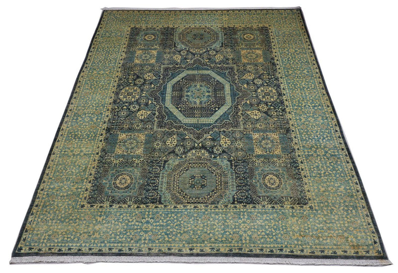 Ziegler tapijt - 315 x 250 cm - zee blauw