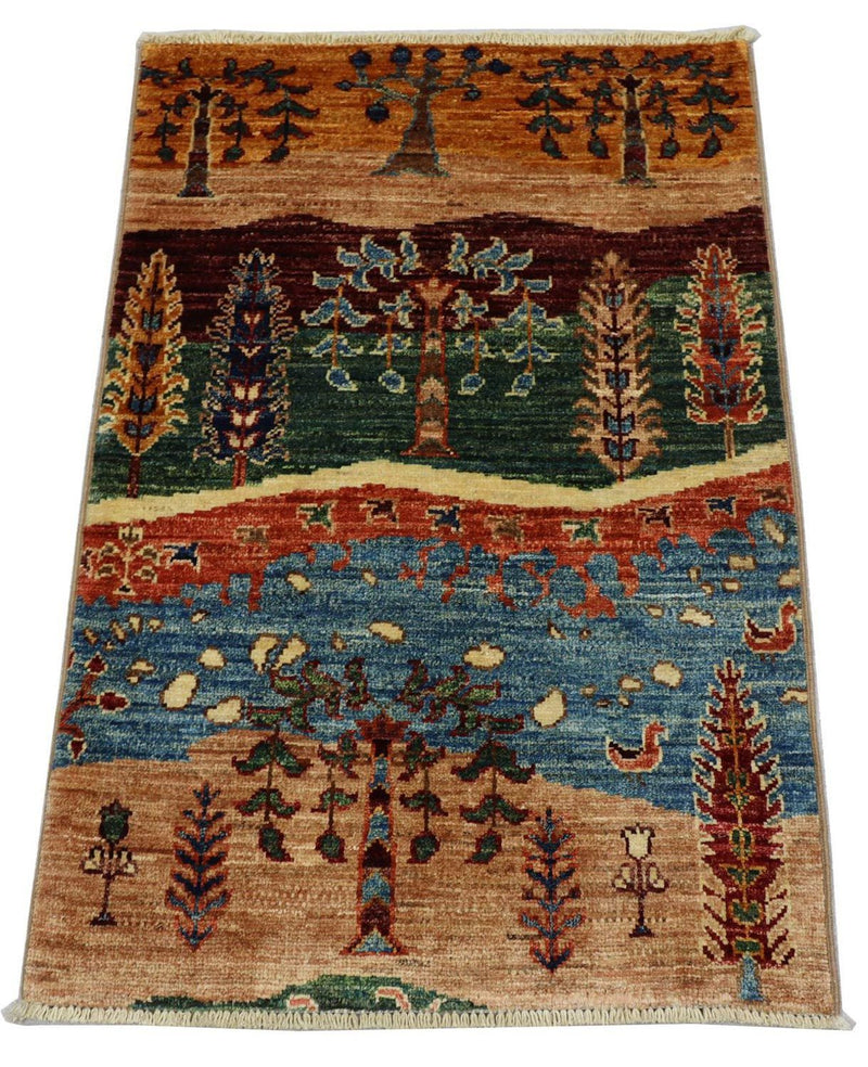 Ziegler tapijt - 94 x 64 cm - veelkleurig