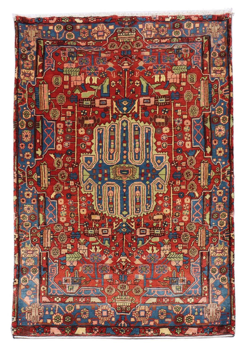 Perzisch Tapijt - Nomadisch - 215 x 154 cm - rood