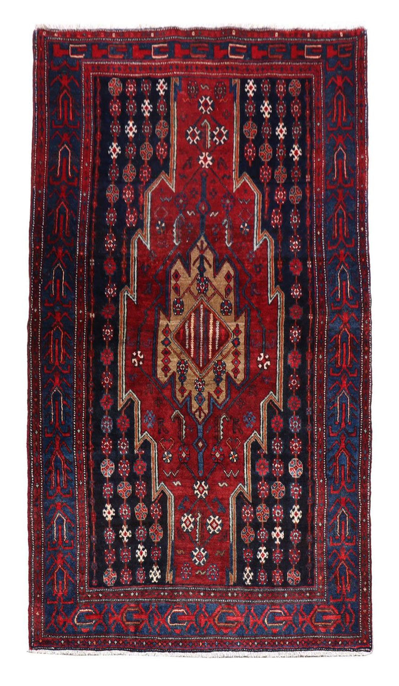 Gabbeh Tapijt - Loribaft Perzisch - 243 x 133 cm - rood