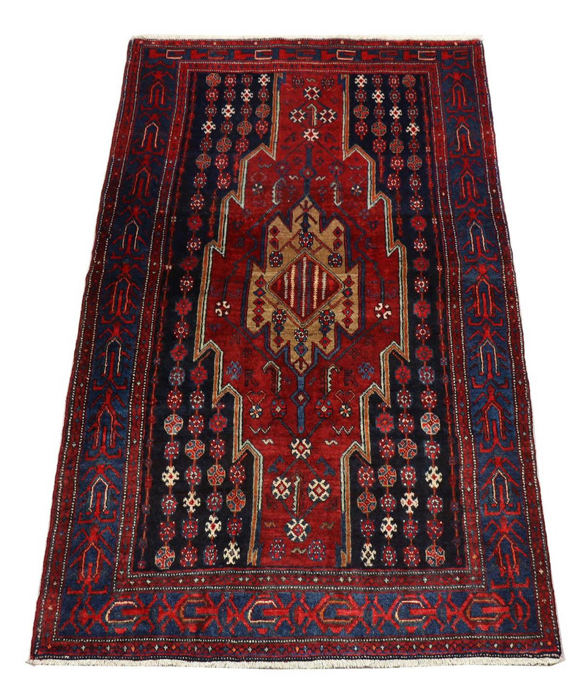 Gabbeh Tapijt - Loribaft Perzisch - 243 x 133 cm - rood