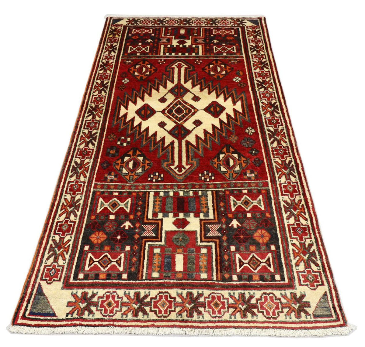 Loper Perzisch Tapijt - Nomadisch - 245 x 135 cm - rood