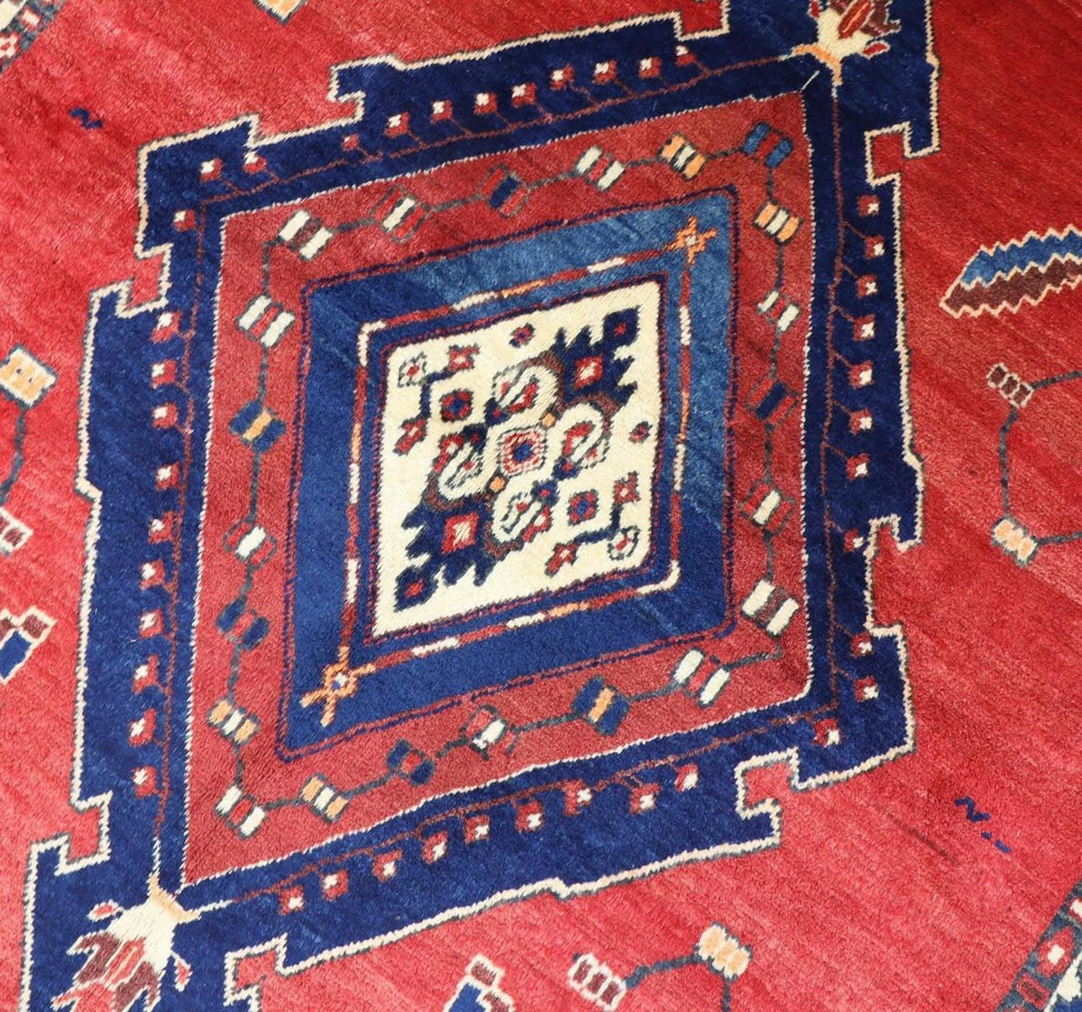 Perzisch Tapijt - Nomadisch - 212 x 154 cm - rood